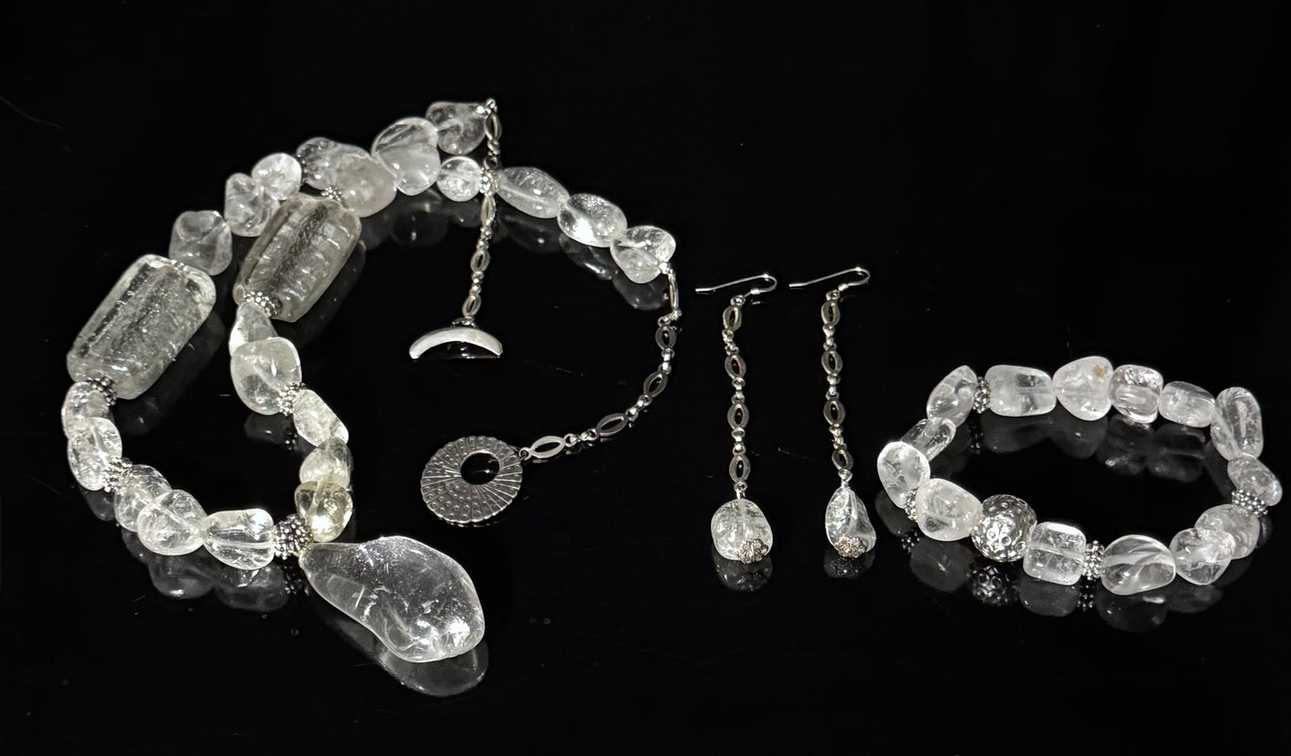 Necklace Set: Quartz Crystal SOLD