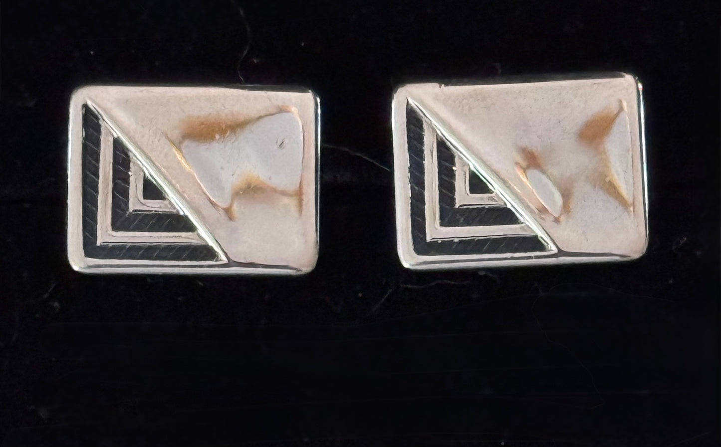 Vintage Cuff Links - Silver