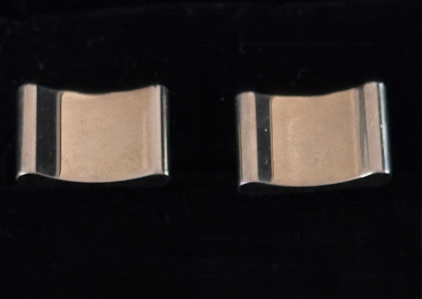 Vintage Cuff Links - Stainless Steel