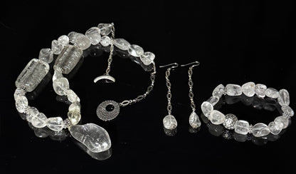Necklace Set: Quartz Crystal   SOLD